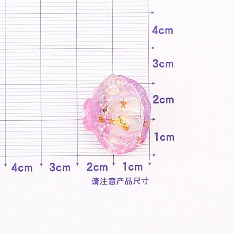 Wholesale Creative Seashells with Pearls Resin Cream Glue Phone Case